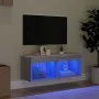 Mueble para TV con luces LED gris Sonoma 80x30x30 cm de , Muebles TV - Ref: Foro24-837151, Precio: 44,60 €, Descuento: %
