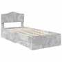 Estructura de cama con cajón Gris Concreto 75 x 190 cm en Conjuntos de muebles | Comprar online en Foro24