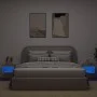 Wand-Nachttische mit LED-Leuchten, 2 Einheiten, Sonoma-Eiche von , TV-Möbel - Ref: Foro24-837118, Preis: 41,79 €, Rabatt: %