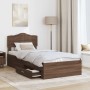 Estructura de cama con cajón Roble Marrón 75 x 190 cm en Conjuntos de muebles | Comprar online en Foro24
