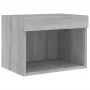 Wand-Nachttische mit LED-Leuchten 2 Stück Sonomagrau von , TV-Möbel - Ref: Foro24-837124, Preis: 43,11 €, Rabatt: %