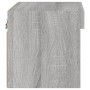 Mesitas de noche de pared con luces LED 2 uds gris Sonoma de , Muebles TV - Ref: Foro24-837124, Precio: 44,53 €, Descuento: %