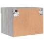 Mesitas de noche de pared con luces LED 2 uds gris Sonoma de , Muebles TV - Ref: Foro24-837124, Precio: 44,53 €, Descuento: %