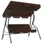 Garden rocking bench in brown color, 170x110x153 cm. by vidaXL, Garden rockers - Ref: Foro24-45351, Price: 159,05 €, Discount: %