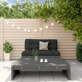 Garden furniture set 2 pieces solid gray pine wood by , Garden sets - Ref: Foro24-3186622, Price: 227,52 €, Discount: %