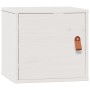 Armario de pared de madera maciza de pino blanco 31,5x30x30 cm en Estantes y estanterías | Comprar online en Foro24