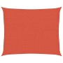 Toldo de vela HDPE terracota 160 g/m² 2,5x3 m