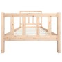 Solid wood bed frame 100x200 cm by , Beds and slatted bases - Ref: Foro24-3100709, Price: 113,26 €, Discount: %