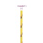 Cuerda de barco polipropileno amarillo 6 mm 50 m