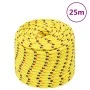 Yellow polypropylene boat rope 12 mm 25 m by , Ropes and metal cords - Ref: Foro24-152617, Price: 19,37 €, Discount: %