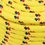 Yellow polypropylene boat rope 12 mm 25 m by , Ropes and metal cords - Ref: Foro24-152617, Price: 19,37 €, Discount: %