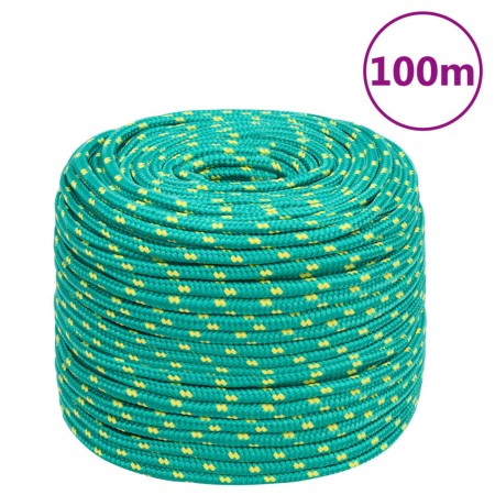 Cuerda de barco polipropileno verde 6 mm 100 m by , Ropes and metal cords - Ref: Foro24-152710, Price: 24,85 €, Discount: %