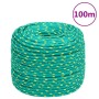Cuerda de barco polipropileno verde 6 mm 100 m by , Ropes and metal cords - Ref: Foro24-152710, Price: 24,85 €, Discount: %