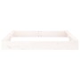 Arenero con asientos cuadrado madera maciza de pino blanco by , sandboxes - Ref: Foro24-825038, Price: 72,93 €, Discount: %