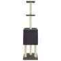 Rascador para gatos con postes de sisal gris oscuro 145 cm de , Mobiliario para gatos - Ref: Foro24-172096, Precio: 57,35 €, ...