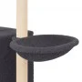 Kratzbaum für Katzen mit dunkelgrauen Sisalstangen 145 cm von , Katzenmöbel - Ref: Foro24-172096, Preis: 57,35 €, Rabatt: %