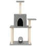 Kratzbaum für Katzen mit hellgrauen Sisalstangen 122 cm. von , Katzenmöbel - Ref: Foro24-172089, Preis: 38,67 €, Rabatt: %