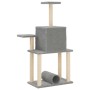 Kratzbaum für Katzen mit hellgrauen Sisalstangen 122 cm. von , Katzenmöbel - Ref: Foro24-172089, Preis: 38,67 €, Rabatt: %