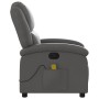 Echtleder-Grau-Massagesessel von , Sessel - Ref: Foro24-371796, Preis: 349,71 €, Rabatt: %