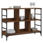 Aparador de madera de ingeniería marrón roble 102x32x73,5 cm de , Aparadores - Ref: Foro24-837726, Precio: 58,81 €, Descuento: %