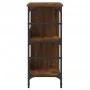 Aparador de madera de ingeniería marrón roble 102x32x73,5 cm by , Sideboards - Ref: Foro24-837726, Price: 56,77 €, Discount: %