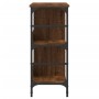 Aparador de madera de ingeniería marrón roble 102x32x73,5 cm de , Aparadores - Ref: Foro24-837726, Precio: 58,81 €, Descuento: %
