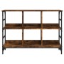 Rauchige Eichenholz-Engineered-Holzvitrine 102x32x73,5 cm von , Sideboards - Ref: Foro24-837724, Preis: 60,34 €, Rabatt: %