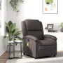 Sillón de masaje eléctrico cuero auténtico marrón oscuro de , Sillones - Ref: Foro24-371794, Precio: 344,43 €, Descuento: %