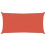 Toldo de vela HDPE terracota 160 g/m² 2,5x4,5 m