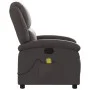 Sillón de masaje eléctrico cuero auténtico marrón oscuro de , Sillones - Ref: Foro24-371794, Precio: 344,43 €, Descuento: %