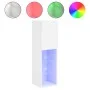 Mueble para TV con luces LED blanco 30,5x30x102 cm de , Muebles TV - Ref: Foro24-837015, Precio: 67,70 €, Descuento: %