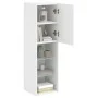 TV-Möbel mit LED-Lichtern in Weiß, 30,5x30x102 cm. von , TV-Möbel - Ref: Foro24-837015, Preis: 67,70 €, Rabatt: %