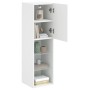 TV-Möbel mit LED-Lichtern in Weiß, 30,5x30x102 cm. von , TV-Möbel - Ref: Foro24-837015, Preis: 68,86 €, Rabatt: %