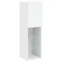 Mueble para TV con luces LED blanco 30,5x30x102 cm de , Muebles TV - Ref: Foro24-837015, Precio: 67,70 €, Descuento: %