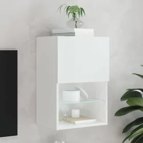 TV-Möbel mit LED-Lichtern in Weiß, 40,5x30x60 cm. von , TV-Möbel - Ref: Foro24-837029, Preis: 42,41 €, Rabatt: %