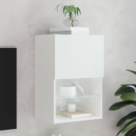 TV-Möbel mit LED-Lichtern in Weiß, 40,5x30x60 cm. von , TV-Möbel - Ref: Foro24-837029, Preis: 43,02 €, Rabatt: %