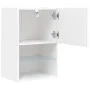 TV-Möbel mit LED-Lichtern in Weiß, 40,5x30x60 cm. von , TV-Möbel - Ref: Foro24-837029, Preis: 42,41 €, Rabatt: %