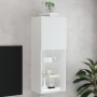 TV-Möbel mit LED-Lichtern in Weiß, 40,5x30x102 cm. von , TV-Möbel - Ref: Foro24-837057, Preis: 71,44 €, Rabatt: %