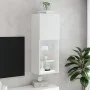 TV-Möbel mit LED-Lichtern in Weiß, 40,5x30x102 cm. von , TV-Möbel - Ref: Foro24-837057, Preis: 70,76 €, Rabatt: %