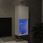 Mueble para TV con luces LED blanco 40,5x30x102 cm de , Muebles TV - Ref: Foro24-837057, Precio: 70,66 €, Descuento: %