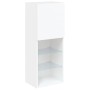 TV-Möbel mit LED-Lichtern in Weiß, 40,5x30x102 cm. von , TV-Möbel - Ref: Foro24-837057, Preis: 71,44 €, Rabatt: %