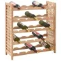 Botellero para 25 botellas madera maciza de nogal 63x25x73 cm de vidaXL, Botelleros - Ref: Foro24-247101, Precio: 62,61 €, De...