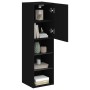 Fernsehmöbel mit LED-Lichtern schwarz 30,5x30x102 cm von , TV-Möbel - Ref: Foro24-837017, Preis: 55,55 €, Rabatt: %