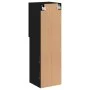 Mueble para TV con luces LED negro 30,5x30x102 cm de , Muebles TV - Ref: Foro24-837017, Precio: 54,83 €, Descuento: %