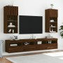 Fernsehmöbel mit LED-Lichtern in brauner Eiche 40,5x30x90 cm. von , TV-Möbel - Ref: Foro24-837055, Preis: 49,45 €, Rabatt: %