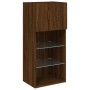 Fernsehmöbel mit LED-Lichtern in brauner Eiche 40,5x30x90 cm. von , TV-Möbel - Ref: Foro24-837055, Preis: 49,45 €, Rabatt: %