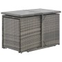 7-teiliges Garten-Essset und graue synthetische Rattankissen von vidaXL, Gartensets - Ref: Foro24-44721, Preis: 313,24 €, Rab...