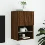 Fernsehmöbel mit LED-Lichtern, Eichenholz in Braun, 40,5x30x60 cm. von , TV-Möbel - Ref: Foro24-837041, Preis: 48,79 €, Rabat...