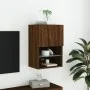Fernsehmöbel mit LED-Lichtern, Eichenholz in Braun, 40,5x30x60 cm. von , TV-Möbel - Ref: Foro24-837041, Preis: 48,79 €, Rabat...