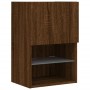Fernsehmöbel mit LED-Lichtern, Eichenholz in Braun, 40,5x30x60 cm. von , TV-Möbel - Ref: Foro24-837041, Preis: 50,47 €, Rabat...